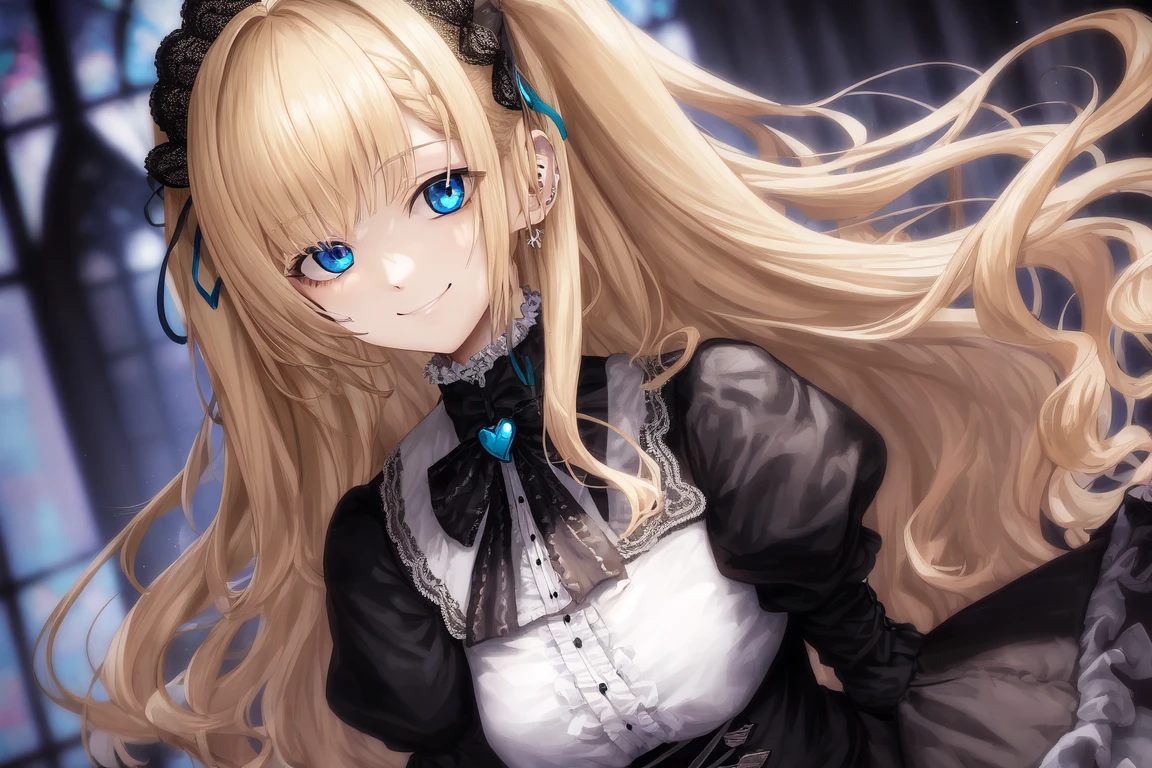 [Holara] cheveux semi-longs cheveux longs cheveux ondulés femme rire Chef-d'œuvre gothique lolita [Illustration]